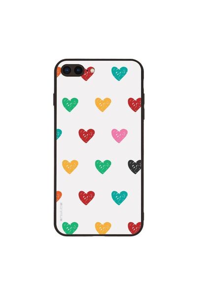Sonique Θήκη Heart Series για Apple iPhone 7 Plus / iPhone 8 Plus Λευκό 02