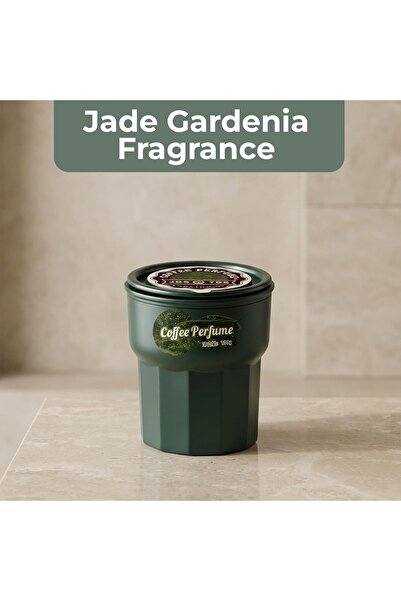 Auto Family FZE Jade Gardenia Fragrance Coffee Scent Car Air Freshener Jar 190g