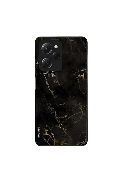 Sonique Θήκη Marble Series για Xiaomi Poco X5 Pro 5G Μαύρο 01