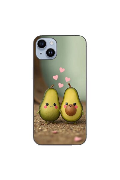OEM Husa compatibila cu Apple iPhone 15 Plus Silicon Gel Tpu Model Kawaii Avo...