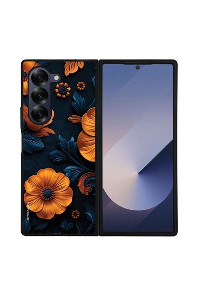Sonique Θήκη 3D Flower Series για Samsung Galaxy Z Fold 6 Πορτοκαλί 01