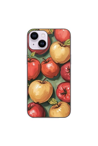OEM Husa compatibila cu Apple iPhone 14 Silicon Gel Tpu Model Painted compati...