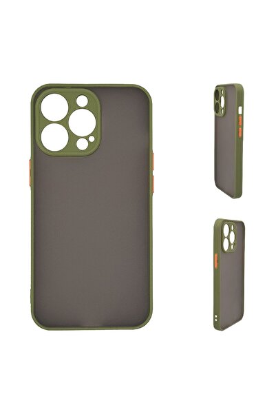 Sonique Θήκη Σιλικόνης Color Button Bumper Apple iPhone 15 Pro Πράσινο Ανοιχτό