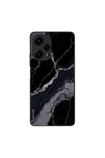 Sonique Θήκη Marble Series για Xiaomi Poco F5 5G Μαύρο 02