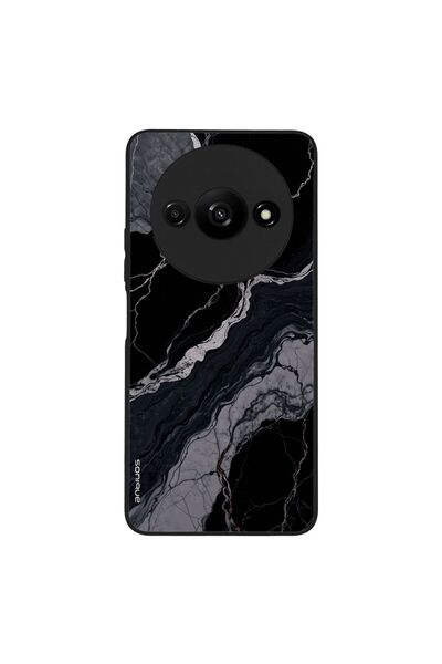 Sonique Θήκη Marble Series για Xiaomi Redmi A3 / Redmi A3x Μαύρο 02