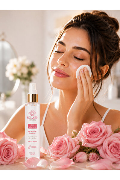 Solaennatural Gül Suyu 100 ml Saf Doğal Gül Hidrosolü Gözenek Sıkılaştırıcı v...