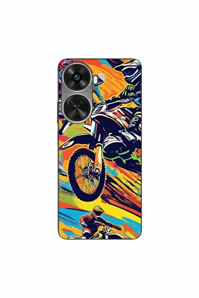 OEM Case compatible with Huawei Nova 12 SE Silicone Gel Tpu Motocross Pop Art...