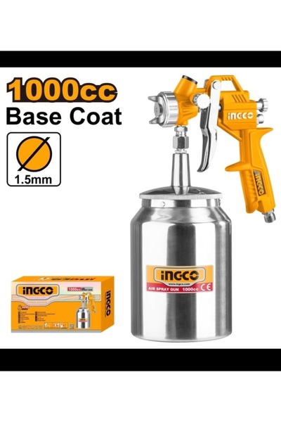 Ingco Spray gun painted metal bowl bottom
