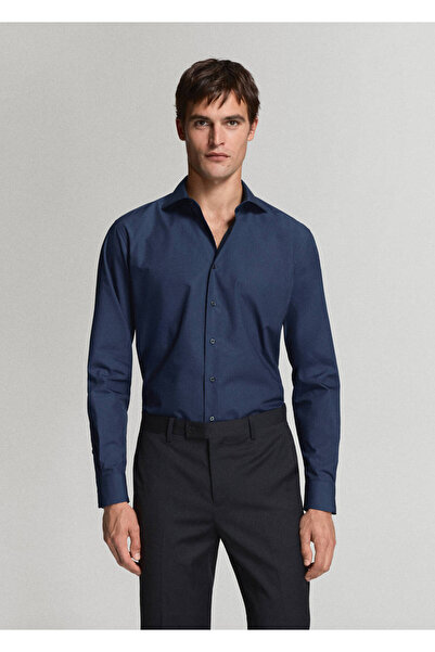 MANGO Man Slim fit pamuklu poplin gömlek