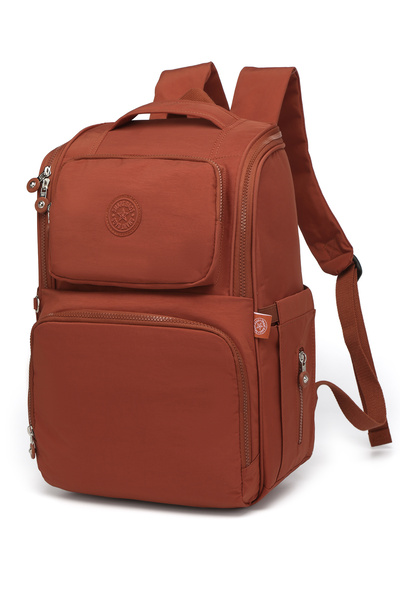 SMART BAGS Büyük Boy Su Geçirmez Çok Cepli Anne ve Bebek Bakım Sırt Çantası K...
