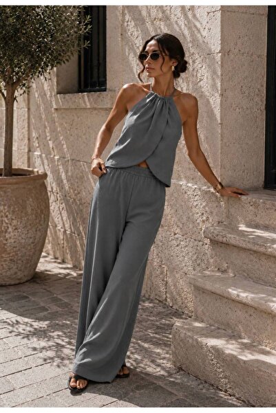 machiavelli Halter Neck Flora Set