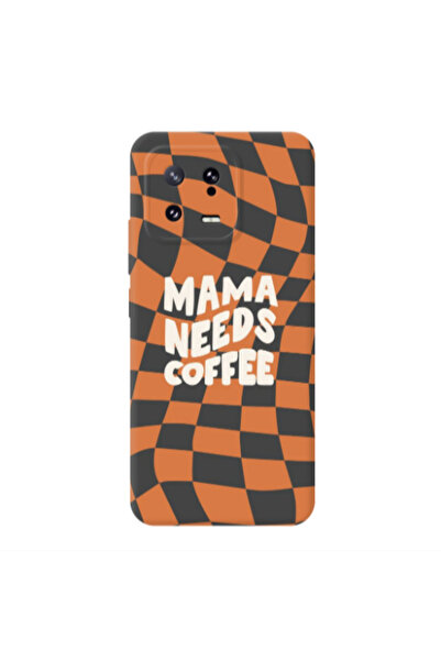 Other Xiaomi Mi 13 5G Mama needs coffee Transparent Silicone TPU Θήκη