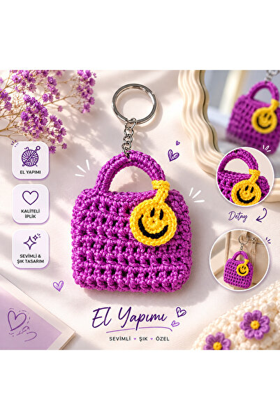 RESSO COFFEE Handmade Knitted Bag Keychain