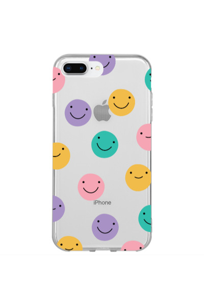 Other Apple iPhone 7 Plus Colorful smiles Transparent Silicone TPU Θήκη