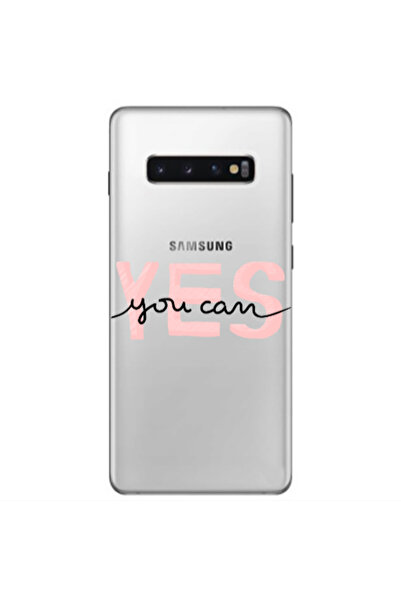 Other Samsung S10 Plus Yes you cam Transparent Silicone TPU Θήκη