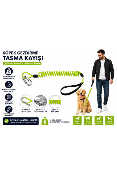 lawrenceshop Köpek Tasması 150 CM - Orta ve Büyük Irk Köpeklere Uygun Köpek G...