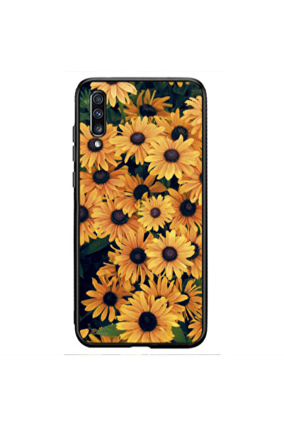 Other Samsung A70 Daisy Black Glossy Θήκη