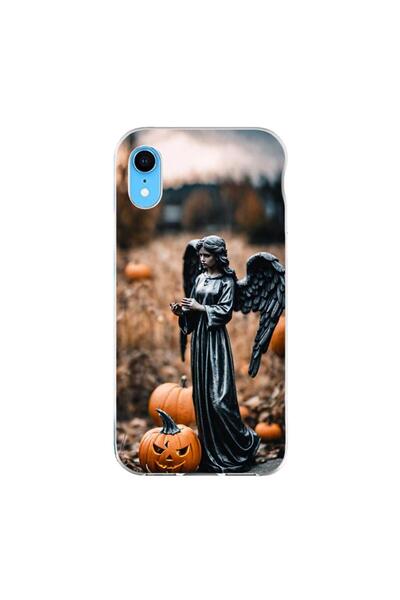 OEM Husa compatibila cu Apple iPhone XR Silicon Gel Tpu Model Halloween Dovle...