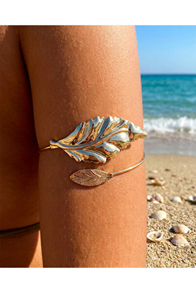 PURE BERRY Large Leaf Arm and Leg Bracelet Adjustable