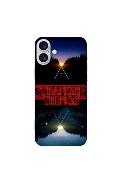 OEM Husa compatibila cu Apple iPhone 16 Plus Silicon Gel Tpu Model Stranger T...