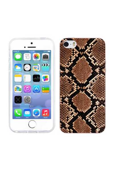 OEM Husa compatibila cu Apple iPhone 5S, iPhone 5 Silicon Gel Tpu Model Anima...