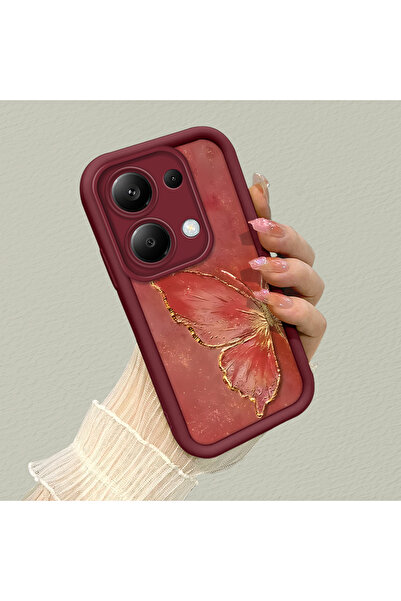 ARTISHELL Redmi Note 13 Pro 4G Uyumlu Kelebek desenli, sağlam ve şok emici te...