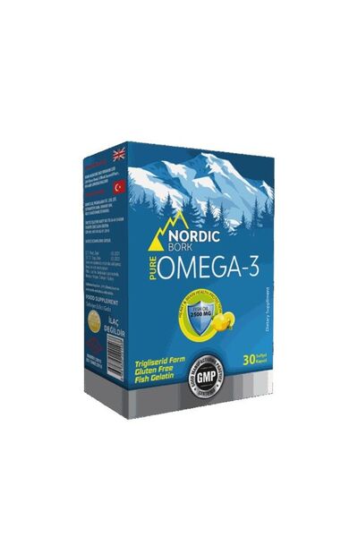Genel Markalar Nordic Bork Omega 3 Softgel Kapsül 30 lu
