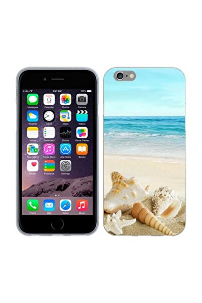 OEM Калъф, съвместим с Apple iPhone 6/6S, силиконов гел TPU модел  "Плажна гл...