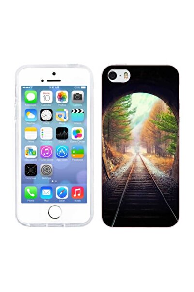OEM Husa compatibila cu Apple iPhone 5S, iPhone 5 Silicon Gel Tpu Model Tunel