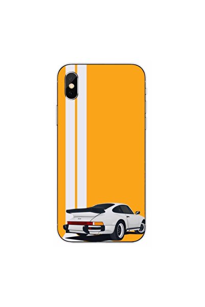 OEM Husa compatibila cu Apple iPhone XS Silicon Gel Tpu Model Porsche 911 Turbo