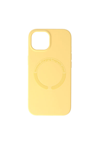 SEP Husa Silicone Mag Cover Apple iPhone 15 Yellow
