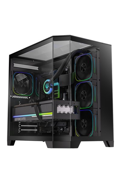 BitFenix P100 850W 80+ Bronze ATX 3.1 Tempered Glass FRGB Siyah ATX Mid Tower Kasa