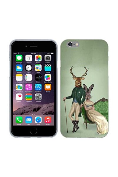 OEM Husa compatibila cu Apple iPhone 6S, iPhone 6 Silicon Gel Tpu Model Abstr...