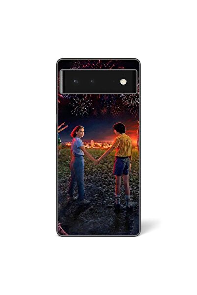 OEM Husa compatibila cu Google Pixel 6 Silicon Gel Tpu Model Stranger Things ...