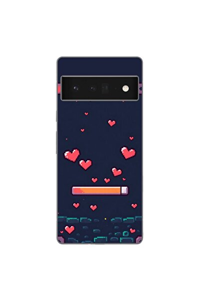 OEM Husa compatibila cu Google Pixel 6 Pro Silicon Gel Tpu Model Pixelated He...
