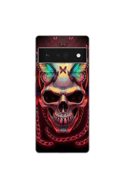 OEM Husa compatibila cu Google Pixel 6 Pro Silicon Gel Tpu Model Holographic ...