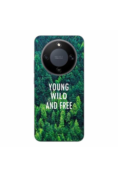 OEM Husa compatibila cu Honor Magic8 Lite Silicon Gel Tpu Model Wild and Free