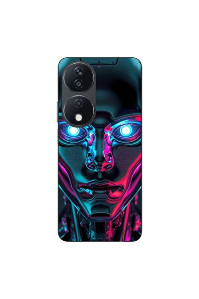 OEM Husa compatibila cu Honor X7b Silicon Gel Tpu Model Chrome Humanoid