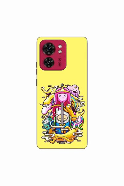 OEM Husa compatibila cu Motorola Edge 40 Silicon Gel Tpu Model Adventure Time...