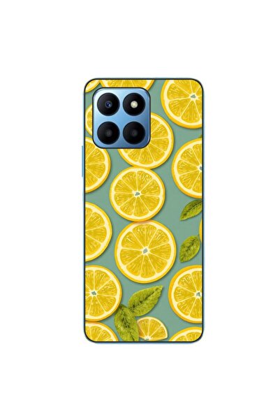 OEM Husa compatibila cu Honor 70 Lite Silicon Gel Tpu Model Summer Lemon Slices