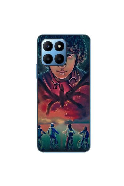 OEM Husa compatibila cu Honor X8 5G Silicon Gel Tpu Model Stranger Things Car...