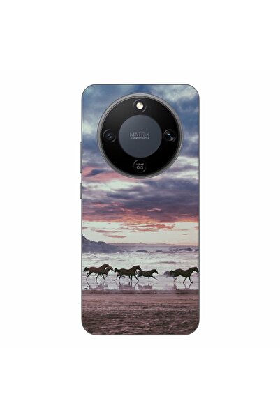 OEM Husa compatibila cu Honor Magic8 Lite Silicon Gel Tpu Model Cai Alergand