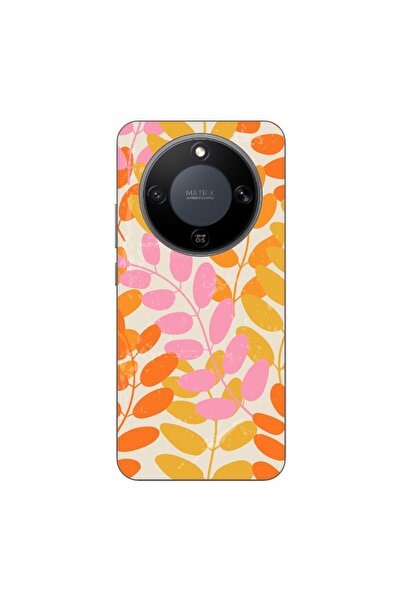 OEM Husa compatibila cu Honor Magic8 Lite Silicon Gel Tpu Model Summer Leaves