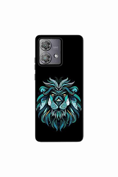 OEM Husa compatibila cu Motorola Edge 40 Neo Silicon Gel Tpu Model Abstract Lion