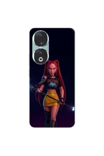 OEM Husa compatibila cu Honor 90 5G Silicon Gel Tpu Model KPop Demon Hunters ...