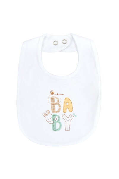 Chicco Kız Bebek Baskılı Mama Önlüğü