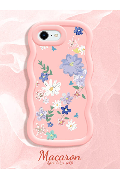 CASEVIBE iPhone 6 Plus/6S Plus Uyumlu Güzel çiçek desenli, dayanıklı silikon ...