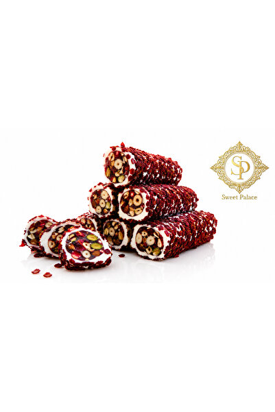 Sweet Palace Zeliş Narlı Fıstıklı Duble Sarma Türk Lokumu 500 Gram