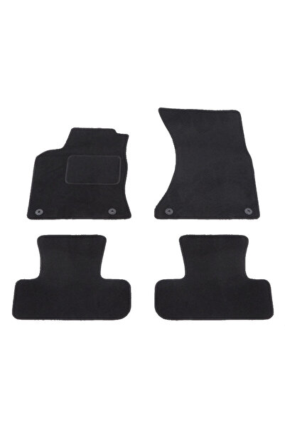RapidAuto Set covorase auto mocheta Velor AUDI Q5 (8R), 09.2008-09.2016, negru,