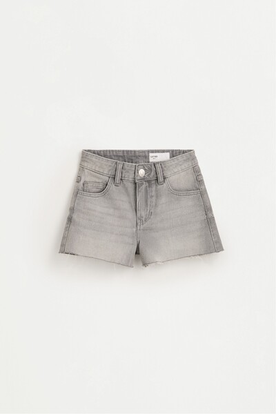 LEFTIES Zımbalı denim şort